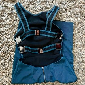 Bec & Bridge Blue Buckle Midi Dress 👗